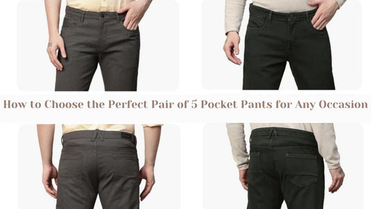How to Choose the Perfect Pair of 5 Pocket Pants for any Occasion by Genips Clothing