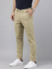 Mint Caribbean Slim Fit Cotton Trousers – 5-Pocket Classic Style