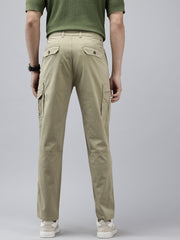 Mint Cotton 7 Pockets Plain Cargo Trouser