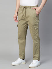 Green Cotton Stretch Bahamas Cargo Fit Solid Cargo