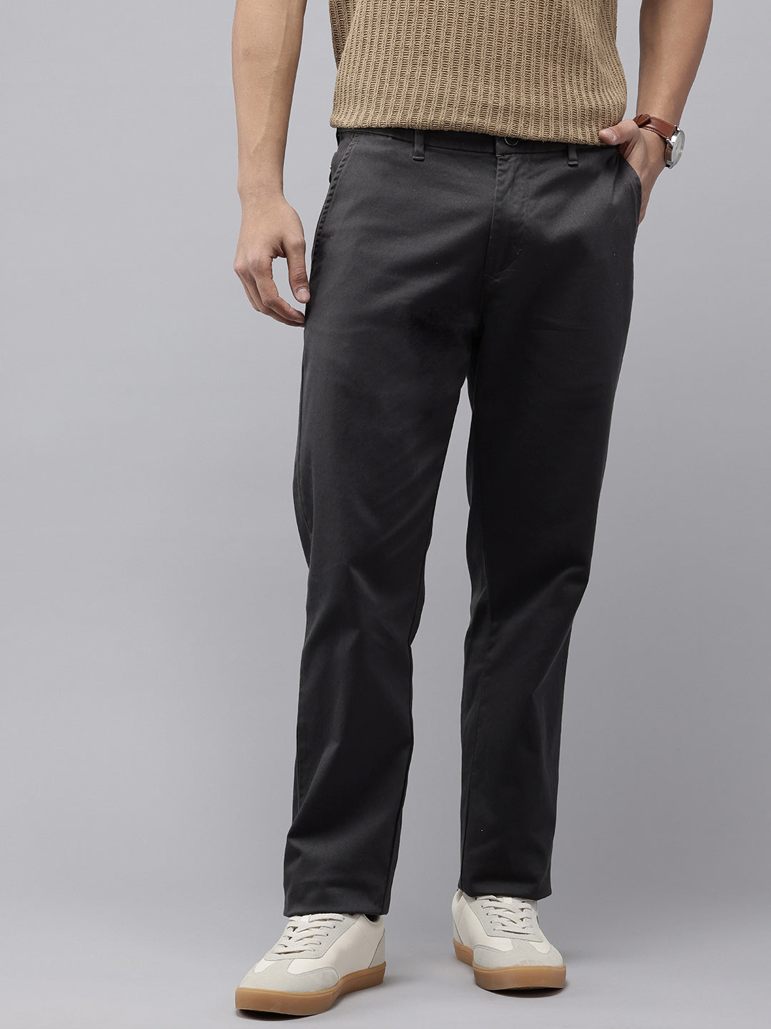 Men’s Cotton Relaxed Fit Trouser-
