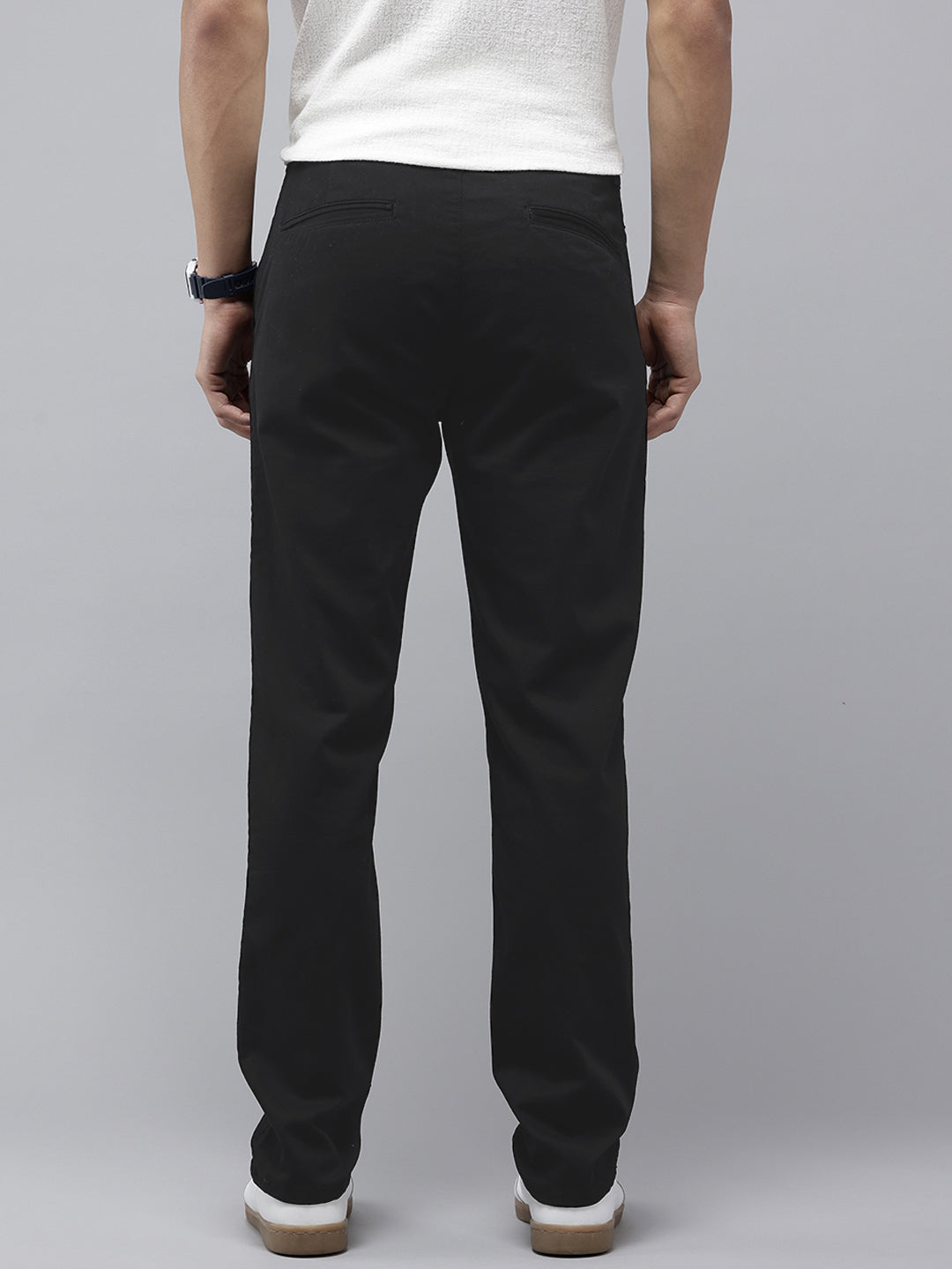 Genips Men’s Cotton Relaxed Fit Trouser