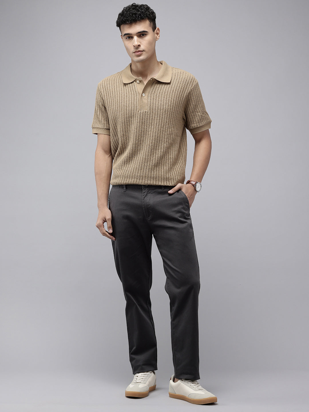 Men’s Cotton Relaxed Fit Trouser-