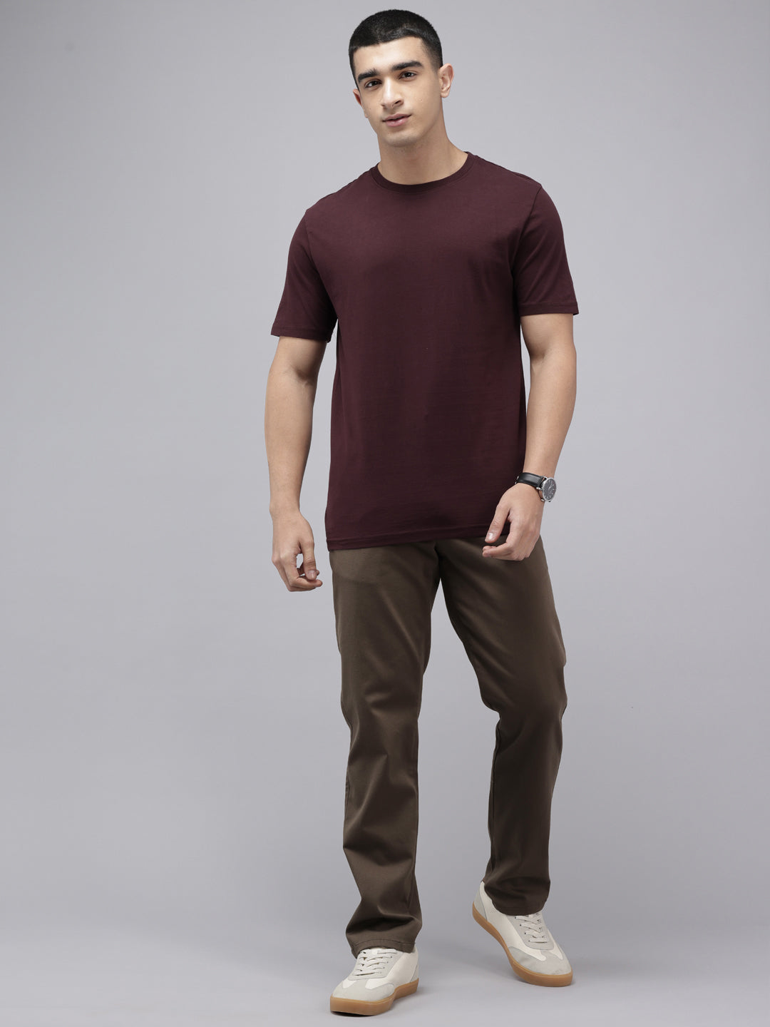 Genips Men’s Cotton Relaxed Fit Trouser