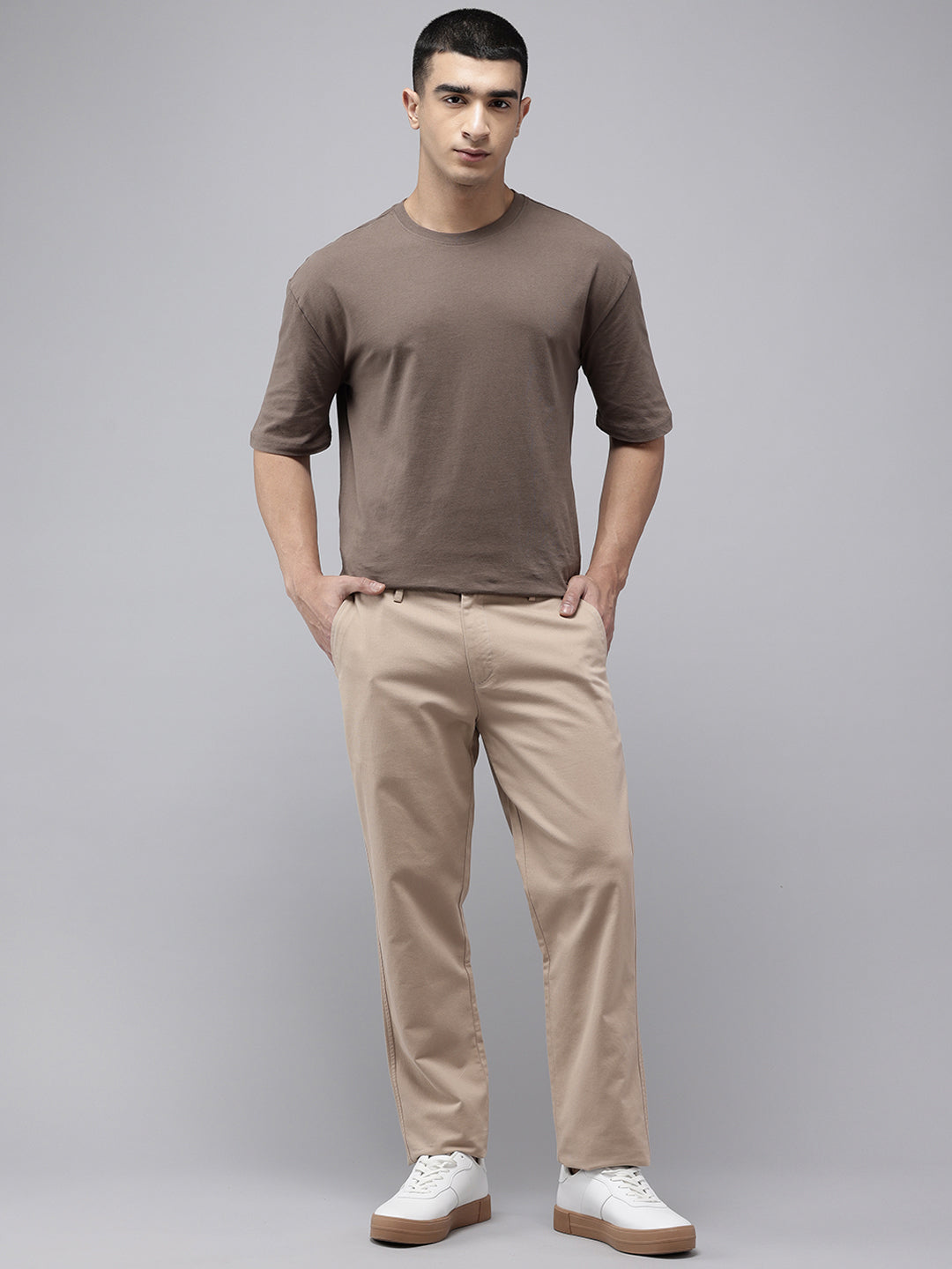 Mens Cotton Relexd Fit Trouser
