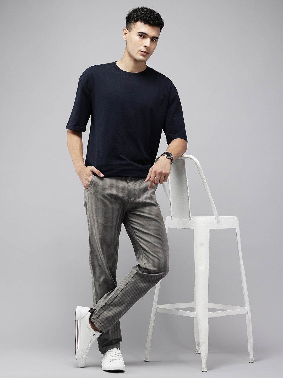 Mens Cotton Relaxed Fit Trouser- 4 Pocket Style