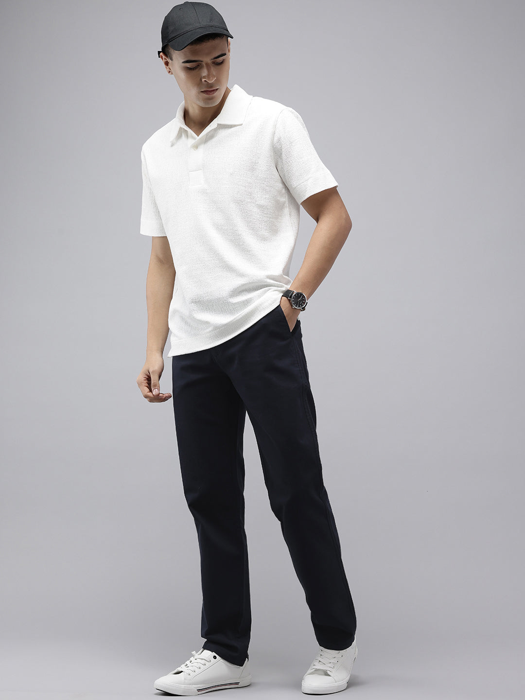 Mens Cotton Relaxed Fit Trouser