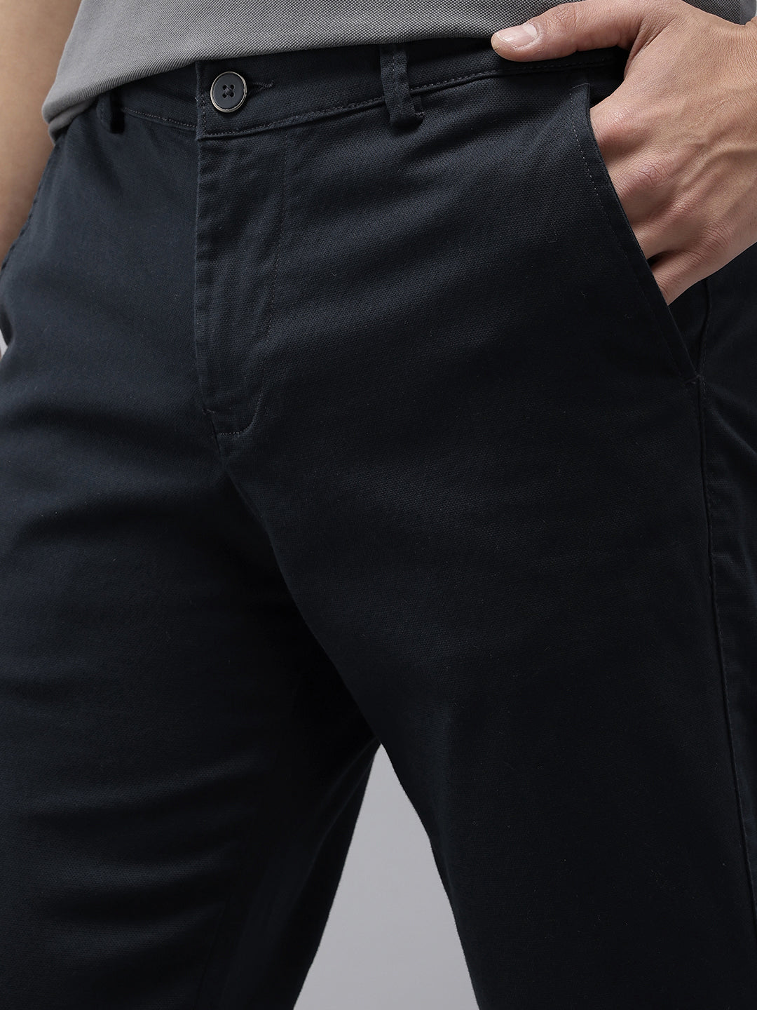 Genips Men’s Cotton Relaxed Fit Trouser