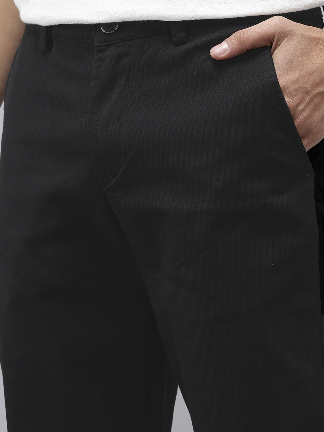 Genips Men’s Cotton Relaxed Fit Trouser